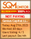 Genius Capital Limited Project Status Button
