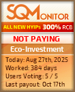 Eco-Investment Project Status Button
