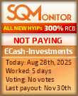 ECash-Investments Project Status Button