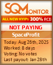 SpaceProfit Project Status Button