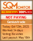 Geniustrade Project Status Button