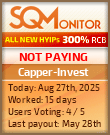 Capper-Invest Project Status Button