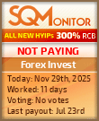 Forex Invest Project Status Button