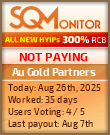 Au Gold Partners Project Status Button