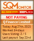 Q Finance Limited Project Status Button