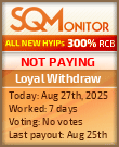 Loyal Withdraw Project Status Button