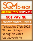 Transformers-Prime Project Status Button
