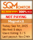 Magnetic8 Project Status Button