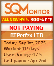 BTPerfex LTD Project Status Button