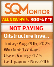 Oilstructure Investment Project Status Button