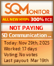 5D Communication Limited Project Status Button