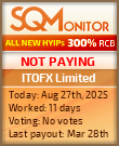 ITOFX Limited Project Status Button