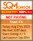 Trust-FX Project Status Button