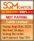 FxROI Limited Project Status Button