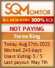 Forex King Project Status Button