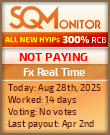 Fx Real Time Project Status Button