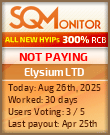 Elysium LTD Project Status Button