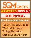 The Immovables and Prosperity Project Status Button