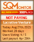 Lucrative Venture Project Status Button