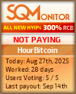 HourBitcoin Project Status Button