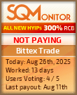 Bittex Trade Project Status Button
