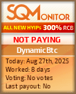 DynamicBtc Project Status Button