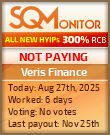 Veris Finance Project Status Button