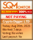 Crypto Digger LTD Project Status Button