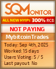 MybitcoinTrades Project Status Button