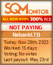 NebankLTD Project Status Button