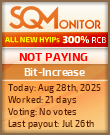 Bit-Increase Project Status Button
