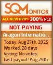 Aragon International Project Status Button