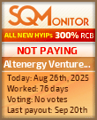 Altenergy Ventures Group Project Status Button