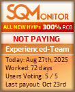 Experienced-Team Project Status Button