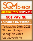 Coinanze Investments Project Status Button