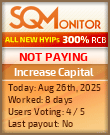 Increase Capital Project Status Button