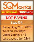 Step Oil Project Status Button
