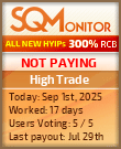 High Trade Project Status Button