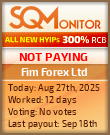 Fim Forex Ltd Project Status Button