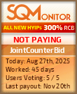 JointCounterBid Project Status Button