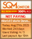 World Estate Development LTD Project Status Button
