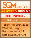 BetterProfit Project Status Button