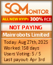 Mainrobots Limited Project Status Button