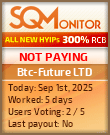 Btc-Future LTD Project Status Button