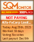 Alfa-FxCorp Limited Project Status Button