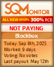 Blockbux Project Status Button