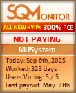 MUSystem Project Status Button