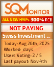 Swiss Investment Funds Project Status Button