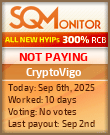 CryptoVigo Project Status Button