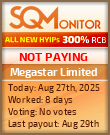 Megastar Limited Project Status Button